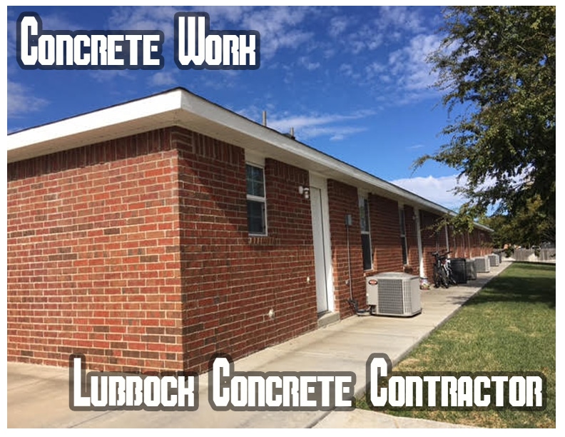 Concrete Sidewalk Contractor Lubbock Tx